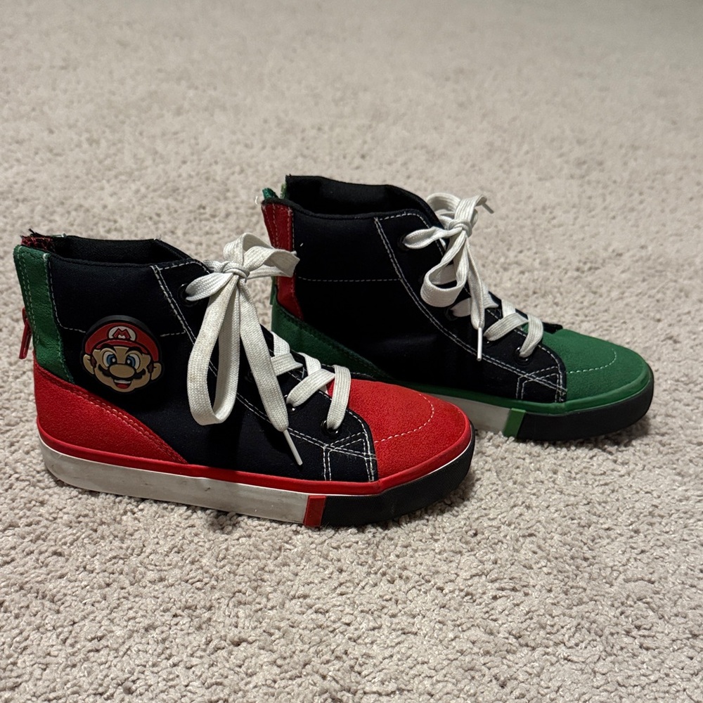 Super Mario high top sneakers